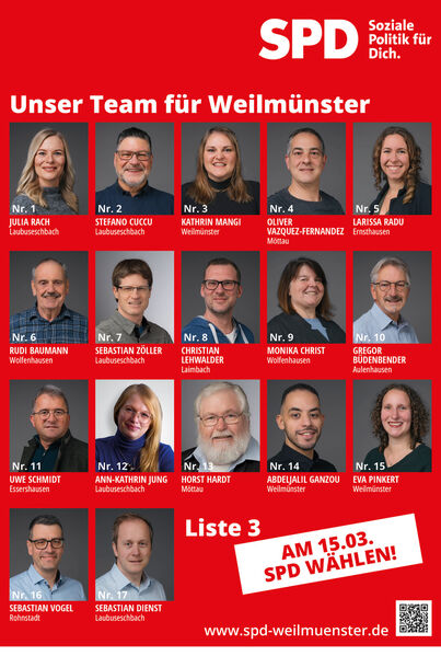 Unser Team für Weilmünster